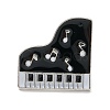Piano Enamel Pin JEWB-M022-04-1