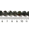 Natural African Bloodstone Beads Strands G-R190-10mm-56-5