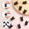 10Pcs Handmade Bumpy Lampwork Beads LAMP-SZ0001-66B-3