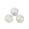 Alloy Rhinestone Clay Pave Beads ALRI-D300-03S-07-1