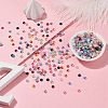 Imitation Pearl Acrylic Cabochons OACR-R063-8mm-M-4
