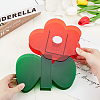Flower Shape Plastic Vase DIY-WH0227-16-5