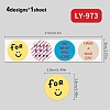 Leeter Roud Roll Stickers DIY-M070-05B-1