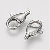 Tarnish Resistant 304 Stainless Steel Lobster Claw Clasps STAS-F109-04P-1
