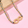 304 Stainless Steel Infinity Link Bracelets BJEW-F534-01GP-02-3