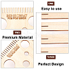 1 Set Wood Weaving Looms Kit DIY-BC0006-71-4