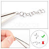 2000Pcs 304 Stainless Steel Open Jump Rings STAS-UN0029-61-5