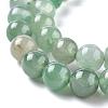 Natural Green Aventurine Beads Strands G-Q462-8mm-20A-3