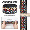 Gorgecraft 5 Yards Ethnic Style Embroidery Polycotton Ribbons OCOR-GF0001-95-2