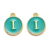 Golden Plated Alloy Enamel Charms LS-ENAM-Q437-15I-1