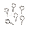 Brass Screw Eye Pin Peg Bails KK-D289-56P-1