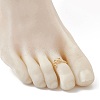 Copper Wire Wrapped Toe Open Ring RJEW-JR00621-3