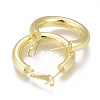 Brass Hoop Earrings X-EJEW-I250-01B-2