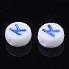 Initial Acrylic Beads OACR-E001-20K-2