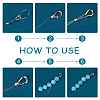 30Pcs 3 Colors 925 Sterling Silver Wire Guardian STER-PH0001-56-4