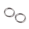 Tarnish Resistant 304 Stainless Steel Open Jump Rings STAS-Q186-02-8x1mm-3