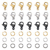 60Pcs 304 Stainless Steel Lobster Claw Clasps STAS-TA0001-46A-1