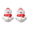Christmas Themes Baking Paint Alloy Pendants FIND-G097-02A-1