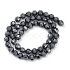 Electroplated Synthetic Non-magnetic Hematite Energy Prism Beads Strands G-H072-M01-01-2