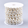 ABS Plastic Imitation Pearl Beaded Trim Garland Strand AJEW-S073-25-2