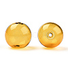 Transparent Blow High Borosilicate Glass Globe Beads X-GLAA-T003-09C-1