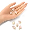 8Pcs Alloy Enamel Pendants ENAM-YW0002-31F-5