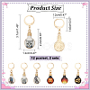Alloy Enamel Pendant Stitch Markers HJEW-AB00237-2
