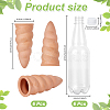 6Pcs PET Plastic Bottle with Screw Lid AJEW-NB0009-02A-2