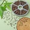 1 Box Iron Open Jump Rings Set IFIN-YW0001-44R-6