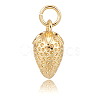 10Pcs Brass Pendant Rhinestones Settings KK-BBC0018-10-6
