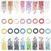 480Pcs 16 Colors Iron Quick Link Connectors IFIN-PH0024-68-1