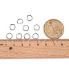Tarnish Resistant 304 Stainless Steel Open Jump Rings X-STAS-R049-8x1mm-2