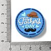 Father Day Food Grade Eco-Friendly Silicone Focal Beads SIL-C005-03B-3