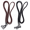 2Pcs 2 Colors Cowhide Neck Strap for Eyeglasses AJEW-CL0004-78-1
