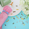 60Pcs 3 Colors Alloy Snap Lock Clasps FIND-GL0002-01-5
