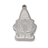 Non-Tarnish 201 Stainless Steel Pendants STAS-C095-35P-1