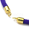 Nylon Cords Bracelet Makings Fit for Connector Charms AJEW-P116-02G-02-2