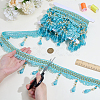 6 Yards Curtain Plastic Beaded Fringe Trim OCOR-PH0007-64A-3