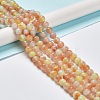 Glass Round Beads Strands GLAA-M044-01H-2