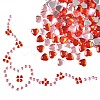 2 Colors Imitation Taiwan Acrylic Rhinestone Cabochons GACR-SZ0001-08-1