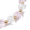 Glass Beads Stretch Bracelets BJEW-JB11414-01-4
