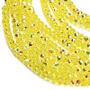 Electroplate Glass Beads Strands GL-CBAA615-03D-3