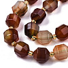 Natural Agate Beads Strands G-T131-82B-12-3