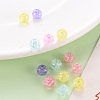 Transparent Crackle Acrylic Beads MACR-S370-G8mm-6