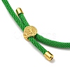 Nylon Cords Bracelet Makings Fit for Connector Charms AJEW-P116-01G-17-3