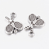 Tibetan Style Zinc Alloy Pendants X-TIBEP-R334-135AS-RS-2
