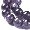 Natural Amethyst Round Bead Strands G-I168-08-8mm-3