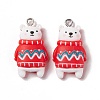 Christmas Theme Opaque Resin Pendants FIND-E025-21-2
