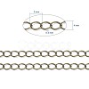 Brass Twisted Chains CHC-Q001-5x4mm-AB-6