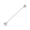 Brass Magnetic Clasp with Cable Safety Chain KK-F839-036P-2